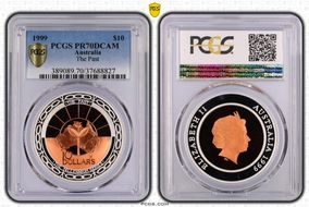 1999 $10 The Past PR70DCAM