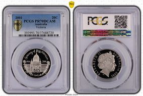 2001 20C Victoria PR70DCAM