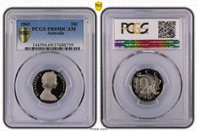 1969 10C PR69DCAM