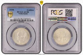 1938 Gulden AU58