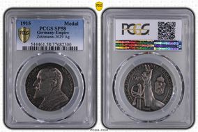 1915 Medal Zetzmann-3029 Ag SP58