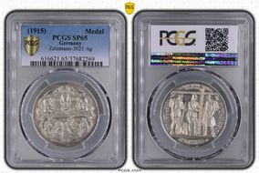 (1915) Medal  Zetzmann-3021 Ag SP65