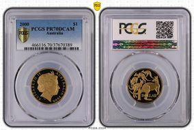 2000 $1 PR70DCAM
