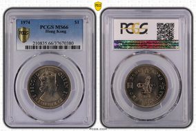1974 $1 MS66
