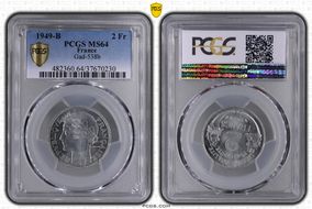 1949-B 2 Fr Gad-538b F-269 MS64