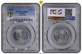 1947 2 Fr Gad-538a F-269 MS65