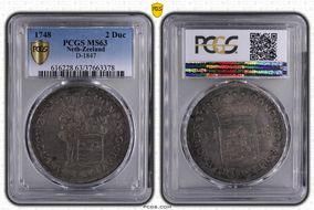 1748 2 Duc D-1847 MS63