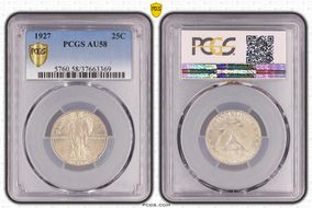 1927 25C AU58