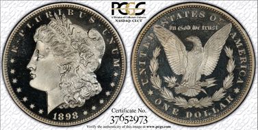 1898 $1 PR64+ DCAM