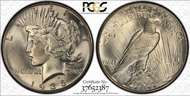 1935 $1 MS66+