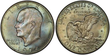 1972 $1 Type 2 MS66