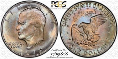 1972 $1 Type 3 MS66+