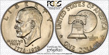 1976-D $1 Type 2 MS67