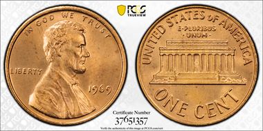 1969 1C MS66RD