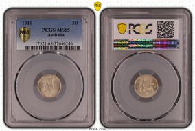 1910 3D KM-18  Ag MS65