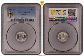 1943-S 3D MS65