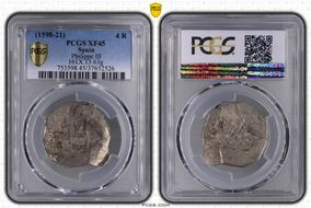 (1598-21) 4 R Philip III XF45