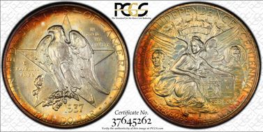 1937-S 50C Texas MS67+