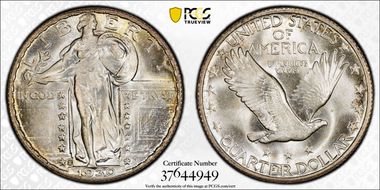 1930-S 25C MS67+