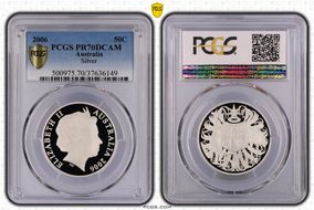 2006 50C KM-821  Ag PR70DCAM