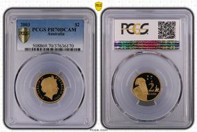 2003 $2 PR70DCAM