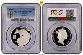 1995 $10 Numbat PR69DCAM