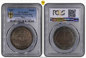 1932 Medal Schlumberger-123 Var Ag Matte SP63