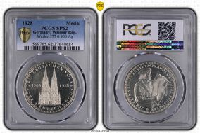 1928 Medal Weiler-377 Ag SP62