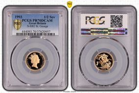 1993 1/2 Sov S-SB2 PR70DCAM