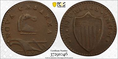 1787 NJ 1/2P U over S, Maris 55-m VF35BN