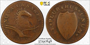 1786 NJ 1/2P Maris 12-I, Shaggy Mane VF30BN