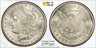 1878-CC $1 MS66+