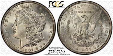 1901 $1 MS64