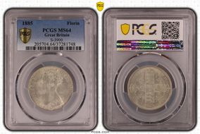 1885 Florin S-3900 MS64