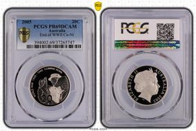 2005 20C End of WWII PR69DCAM