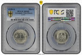 1938-A Mark J-354 MS65