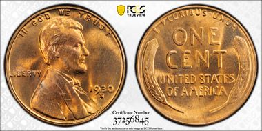 1930-S 1C MS66+ RD
