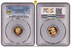 2001 1/2 Sov S-SB4 PR70DCAM