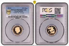 2013 1/2 Sov S-SB7 PR70DCAM