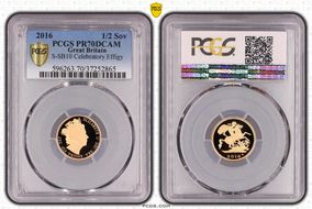 2016 1/2 Sov S-SB10 Celebratory Effigy PR70DCAM