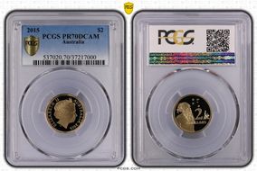 2015 $2 PR70DCAM