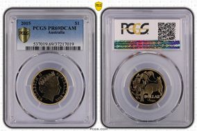 2015 $1 PR69DCAM