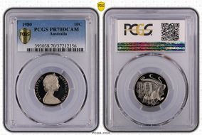 1980 10C PR70DCAM