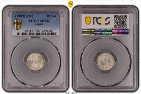 (1909) M42 10 Sen JNDA 01-25 MS66