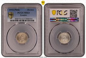 1916-Phila Decimo MS63