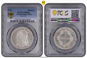 1931 Piastre Lec-312 MS62