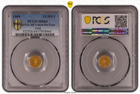 1909 1/2 DWT Alaska-Yukon-Pacific Expo MS64