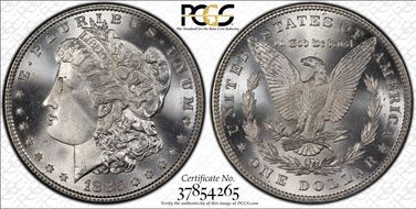 1885 $1 MS68