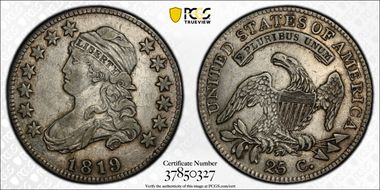 1819 25C Small 9 XF40