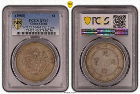 (1908)34 $1 LM-465 Cld. Conn. XF40